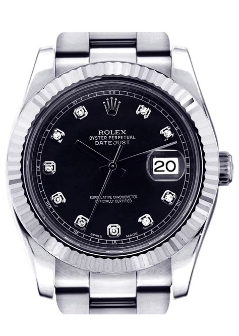 rolex date just white gold|Rolex Datejust 41mm white gold.